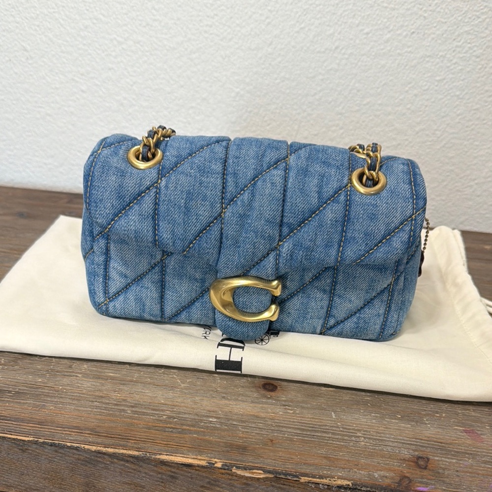 Coach Tabby 20 Quilted Denim